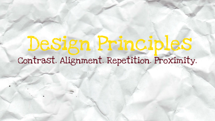 Carp Principles Design Principles: CARP by Lindsay Orellana on Prezi