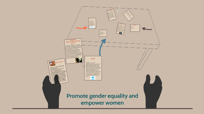 Promote gender equality and empower women by Claudia Calix on Prezi