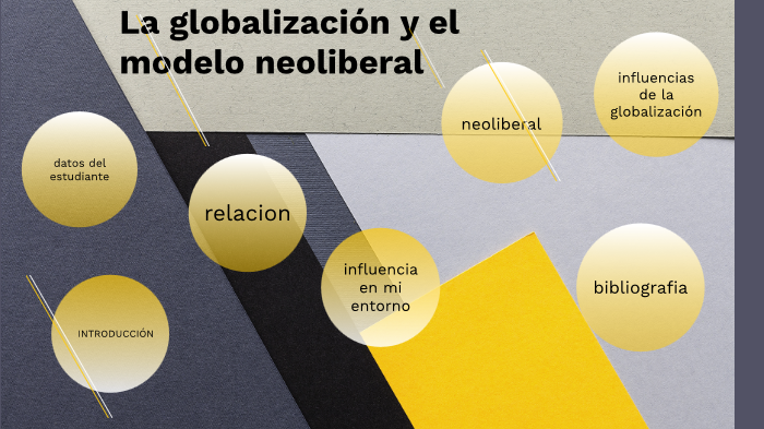 La Globalizacion Y El Modelo Neoliberal By María González On Prezi