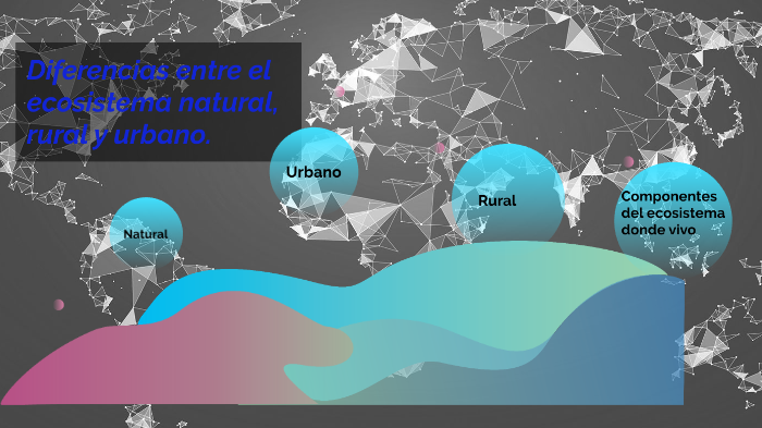 Diferencias entre el ecosistema natural, rural y urbano by zomber gamer