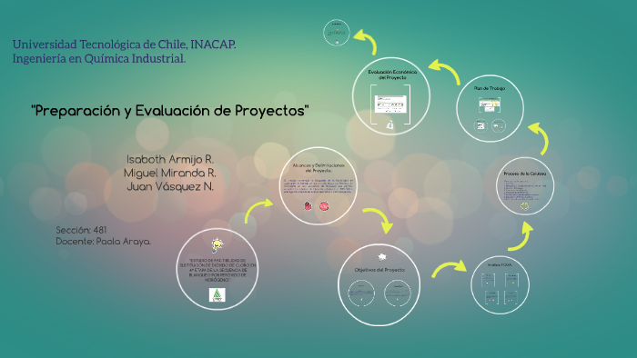 Preparación y Evaluación de Proyectos.