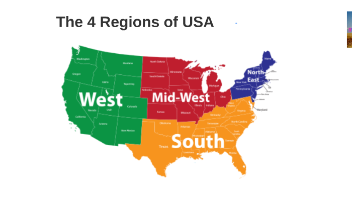 The 4 Regions of USA by Printr Chatjaroenchaikul on Prezi