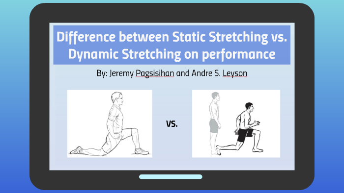 Difference Between Static Stretching Vs. Dynamic Stretching By Jeremy ...