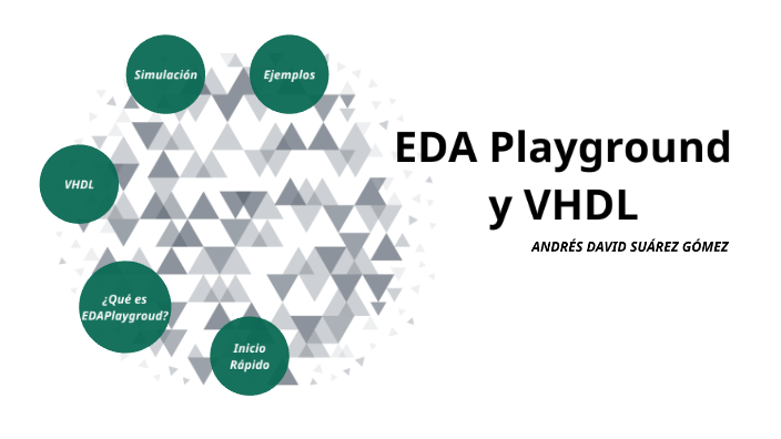 Introducción al manejo de EDA Playground con VHDL by Andrés Suárez on ...