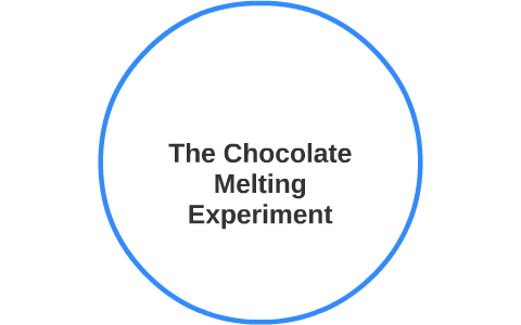 melting chocolate experiments