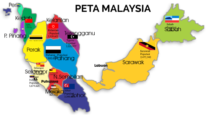 Peta Malaysia by Thamilarasi Thanaperumal