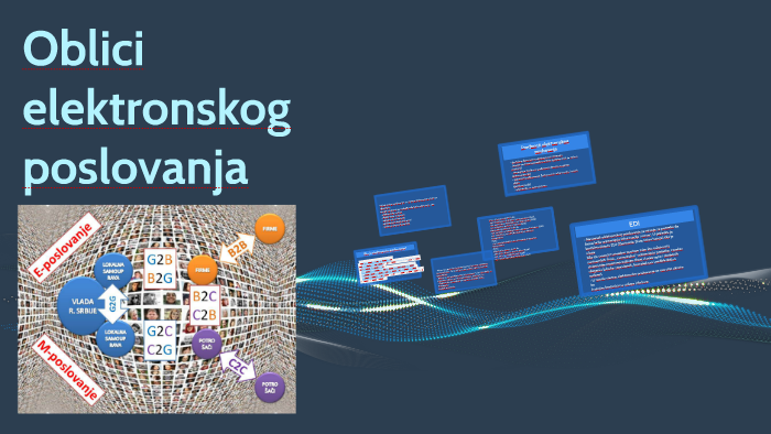 Oblici Elektronskog Poslovanja By Marija Vucic On Prezi