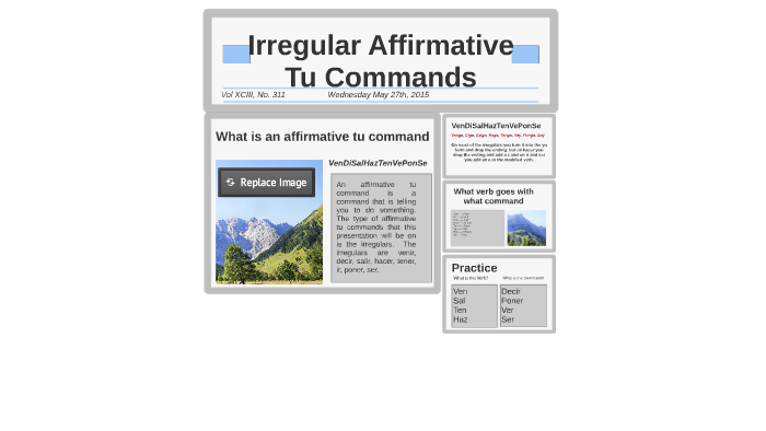 Regular Affirmative Tu Commands By Megan Webster On Prezi regular-affirmative-tu-commands-by-megan-webster-on-prezi