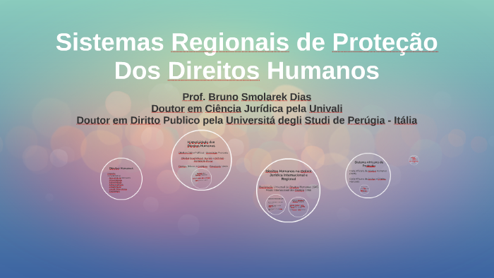 Sistemas Regionais de Proteção Dos Direitos Humanos by Bruno Smolarek ...