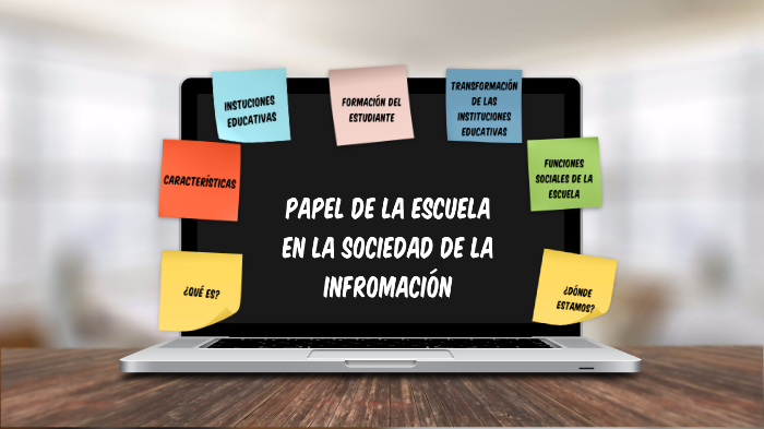 Papel de la escuela en la sociedad de la información by DANIELA PEREZ ...