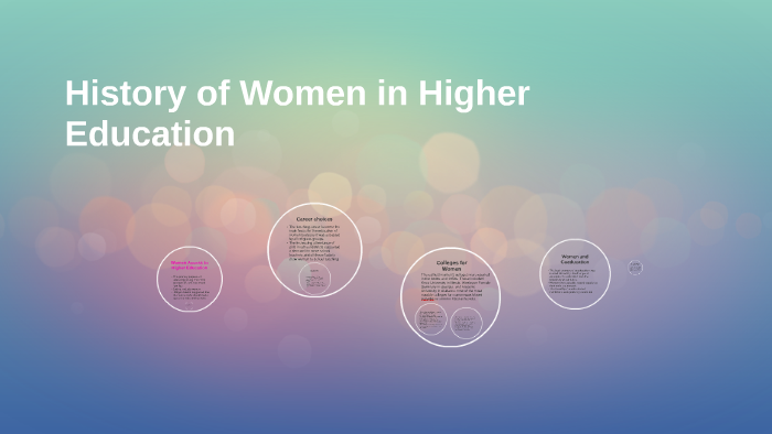 History of Women in Higher Education by Cynthia Aquino on Prezi