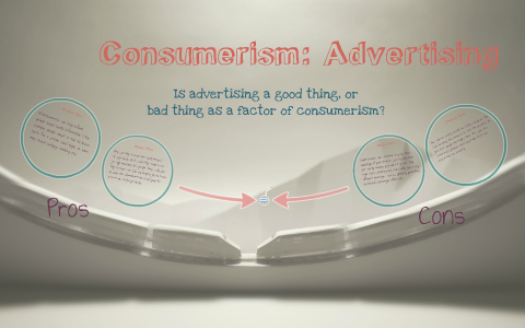 consumerism essay pros and cons