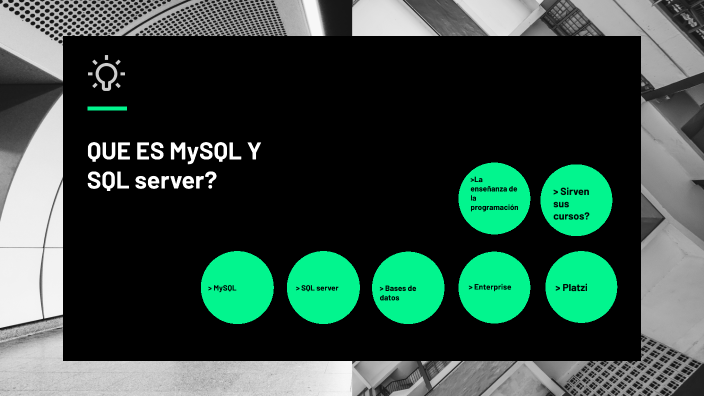 Introducción a SQL server y MySQL by ENZO RAFAEL GREGOR NU?EZ on Prezi
