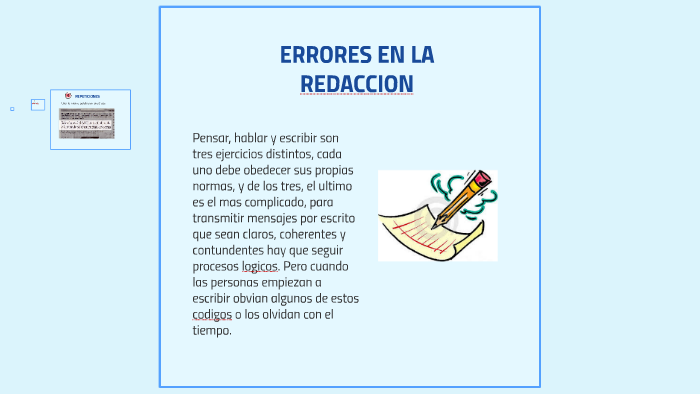 ERRORES EN LA REDACCION By Deicy Restrepo On Prezi