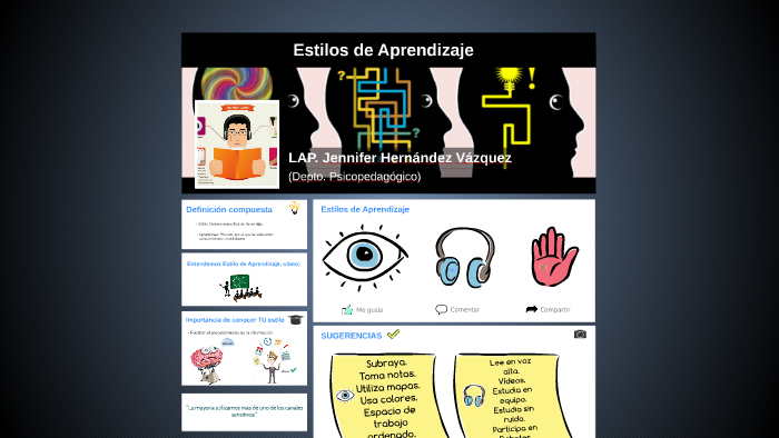 Jenni Estilos de Aprendizaje by Alejandra De la Cruz on Prezi