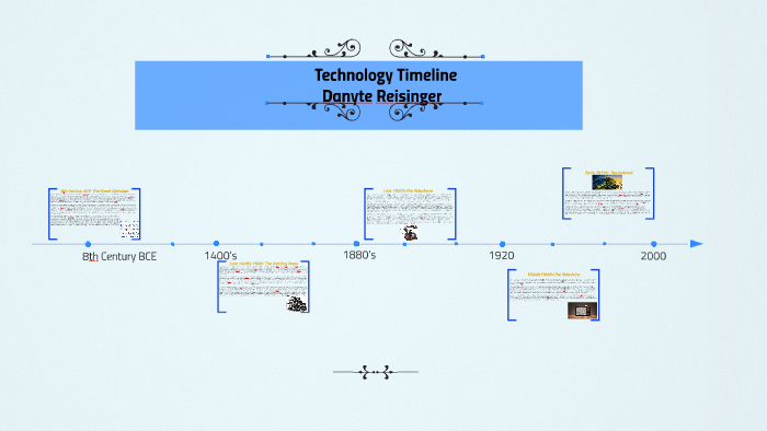 Technology Timeline by on Prezi