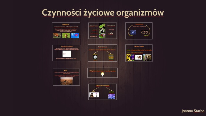 Czynności życiowe organizmów by Joanna Starba on Prezi