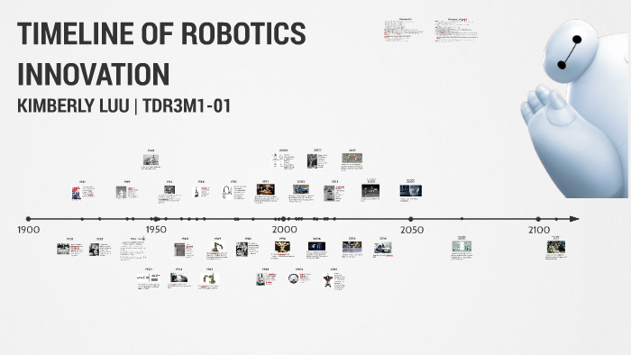 Regaño Conmoción Colector TIMELINE OF ROBOTICS INNOVATION by Kimberly Luu