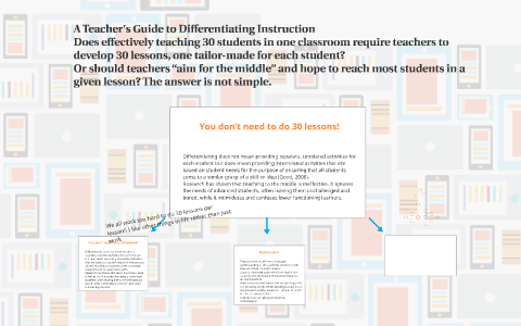 A Teacher's Guide to Differentiating Instruction by John Harrison on Prezi