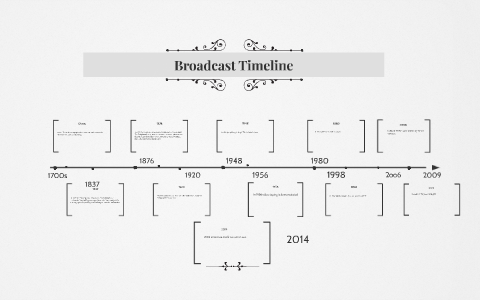 Broadcast Timeline by TJ Stigger on Prezi