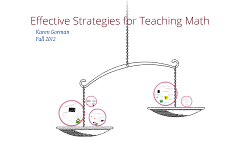 Effective Strategies for Teaching Math by Karen Gorman on Prezi