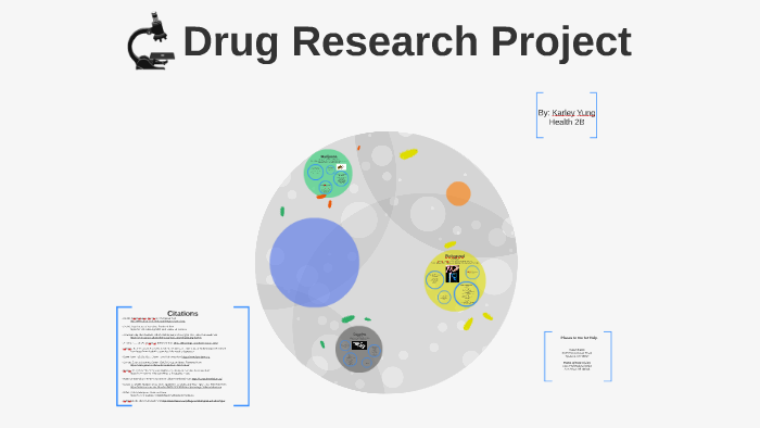 drug research project for high school students