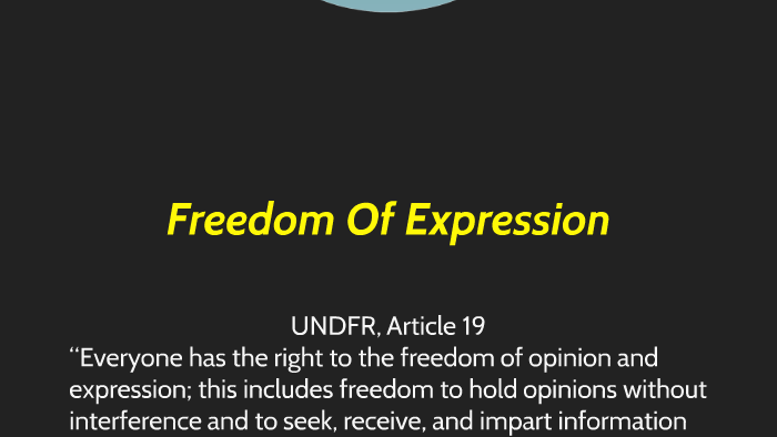 what is the freedom of expression essay