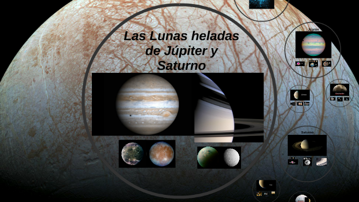 Las lunas heladas de Júpiter y Saturno by Claire Morgan