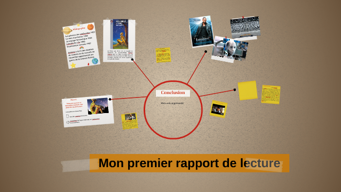 Mon premier rapport de lecture by sandra bardeaux