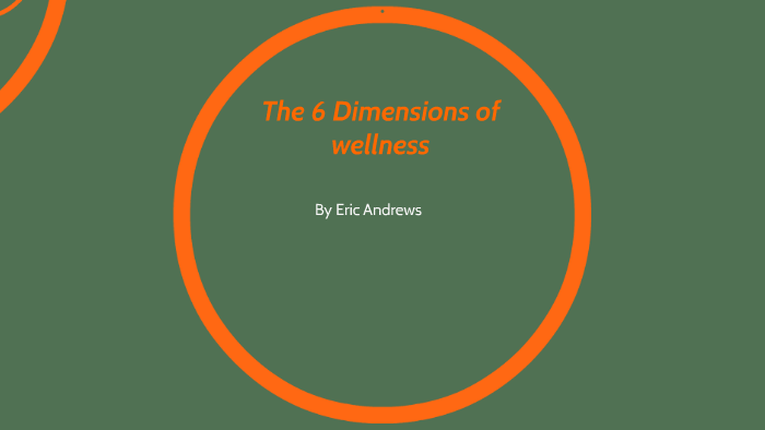 The 6 Dimensions of wellness by Eric Andrews on Prezi
