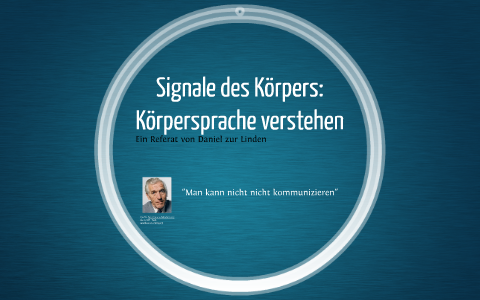 Signale Des Körpers Körpersprache Verstehen By Daniel Zl - 