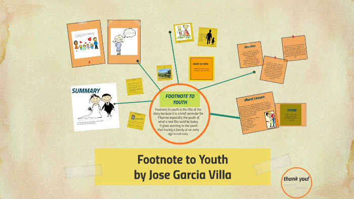 summary of footnote to youth by jose garcia villa