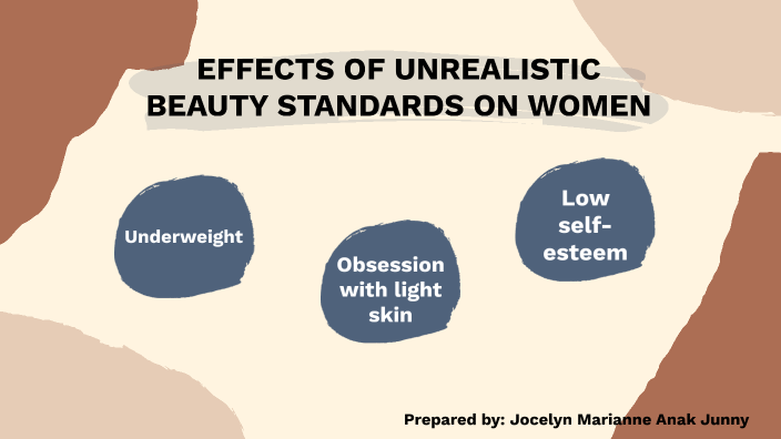 EFFECTS OF UNREALISTIC BEAUTY STANDARDS ON WOMEN by Jocelyn Marianne on