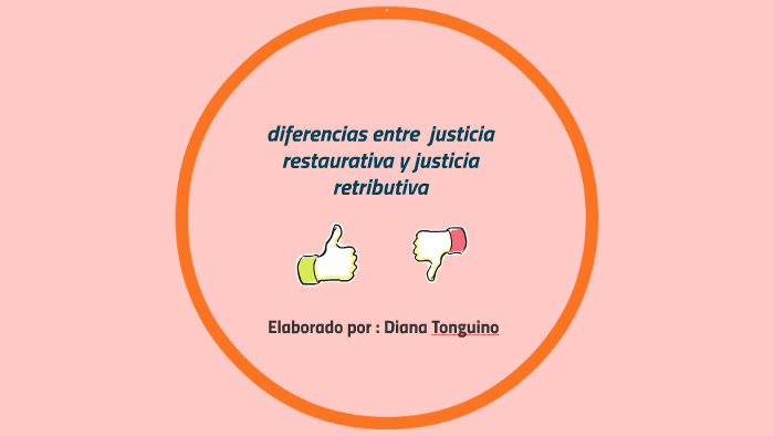 Diferencias Entre Justicia Restaurativa Y Justicia Retribut By Diana ...