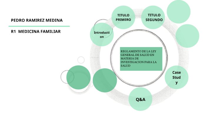 REGLAMENTO DE LA LEY GENERAL DE SALUD by PEDRO RAMIREZ MEDINA on Prezi