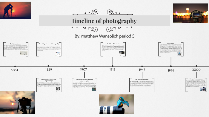 timeline of photography by matthew wansolich on Prezi