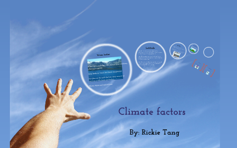 Climate factors by Ricky Tan