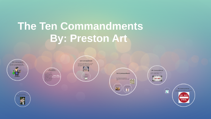 The Ten Commandments by Mrs Bruner on Prezi