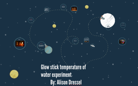 glow stick water temperature experiment