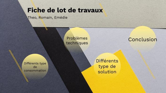 Fiche de lot de travaux by dj noobs on Prezi