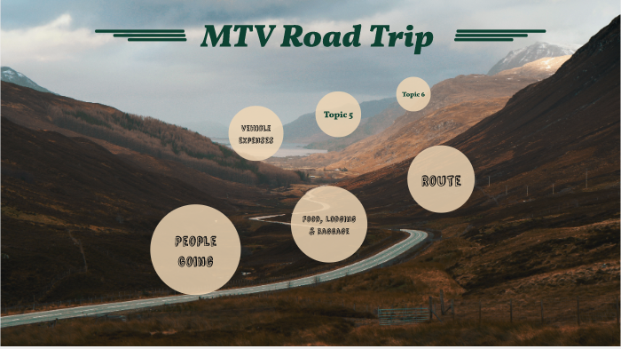 mtv road trip project