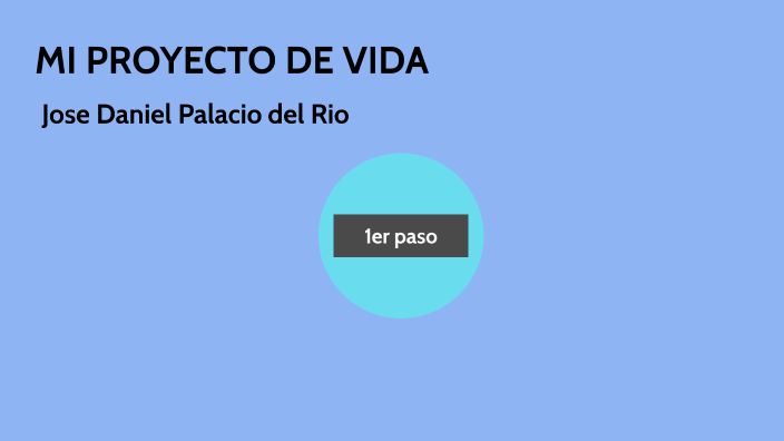 MI PROYECTO DE VIDA by jose palaciodelrio on Prezi