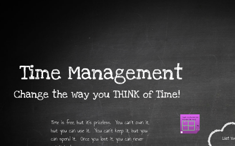 Time Management by on Prezi