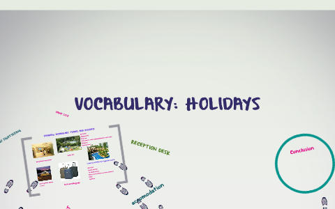 VOCABULARY: HOLIDAYS by