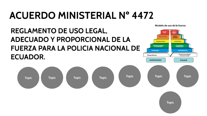 Reglamento del Uso Legal, Adecuado y Proporcional de la Fuerza para la ...