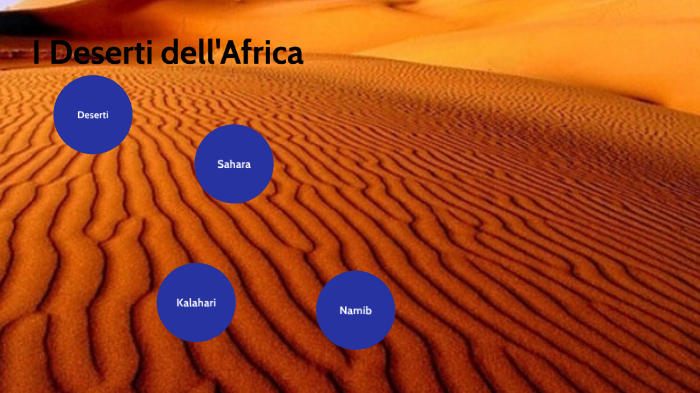 Deserti dell'Africa by Ernesto Scionti on Prezi