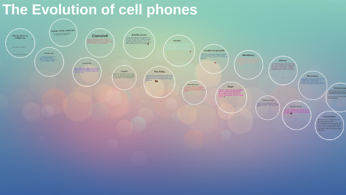 The Evolution of cell phones by Carolina Castro on Prezi