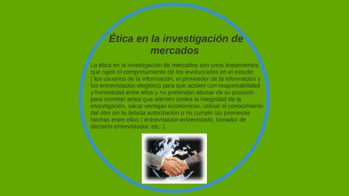 Ética en la investigación de mercados by Analee Garcia on Prezi