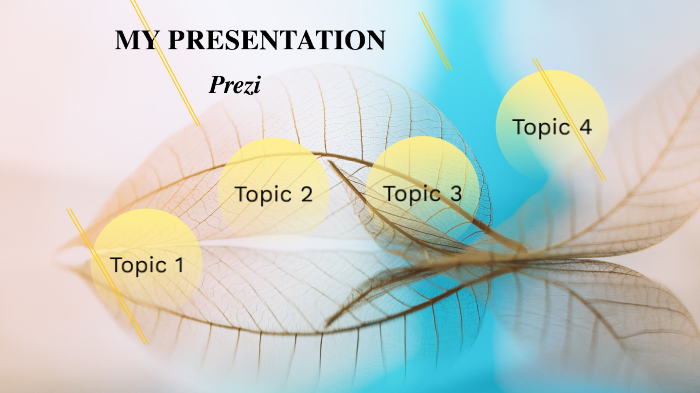 alternative of presentation