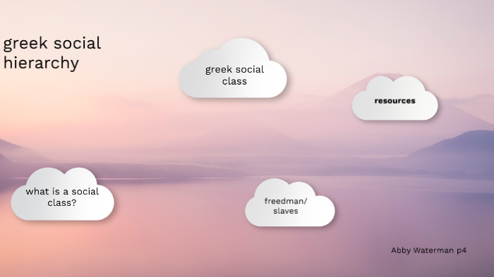 ancient Greek social hierarchy by abigail waterman on Prezi